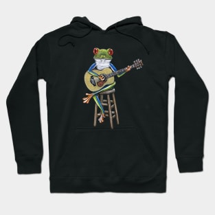 AcoustiFrog - Frog Guitarist Hoodie